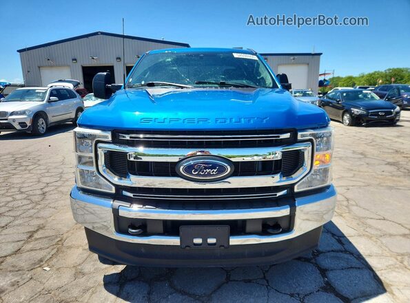 1FT7X2BN3MEE06426 2021 FORD F250 Blue Դիմացի տեսք