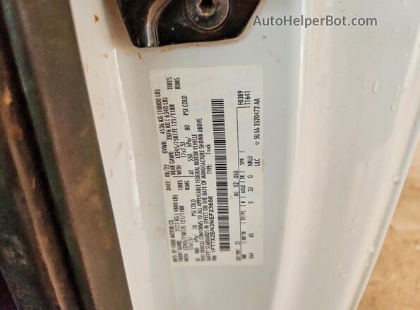 1FT7X2BN3NEF23666 2022 FORD F250 Белый Вид подкапотного пространства