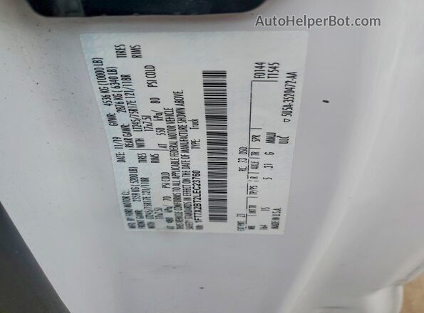 1FT7X2BT2LEC23760 2020 FORD F250 White Engine compartment view