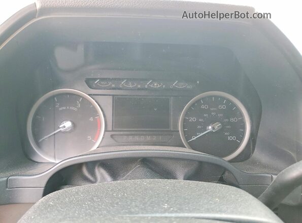1FT7X2BT6KEG76357 2019 FORD F250 White Instrument cluster view