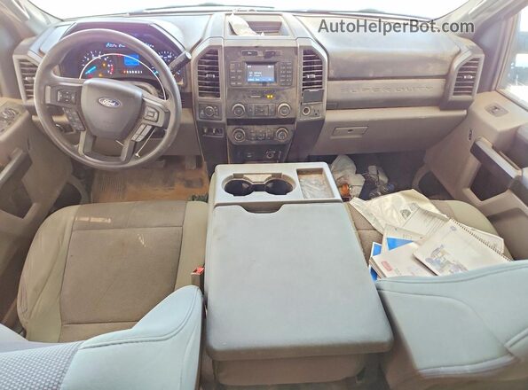 1FT7X3B60KED70741 2019 FORD F350 White წინა პანელის ხედი