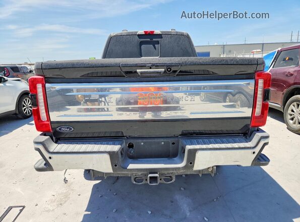 1FT8W2BM4PED62195 2023 FORD F250 Black Widok z tyłu