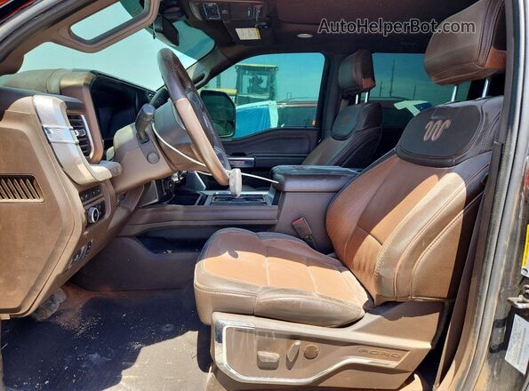 1FT8W2BM4PED62195 2023 FORD F250 Black Widok wnętrza z przodu