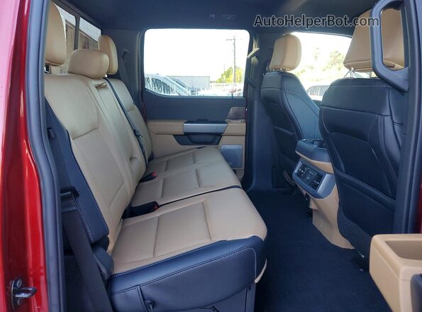 1FT8W2BN5TEC00367 2026 FORD F250 Red Вид задніх сидінь
