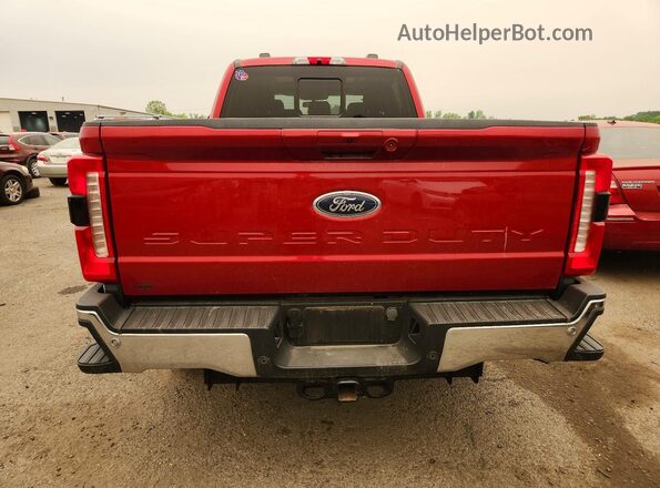 1FT8W2BN8PED88193 2023 FORD F250 Red Հետևի տեսք