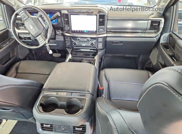 1FT8W2BNXREC77440 2024 FORD F250 Black Вид панелі приладів