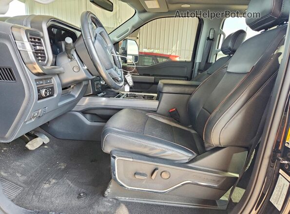 1FT8W2BNXREC77440 2024 FORD F250 Black Вид салону спереду