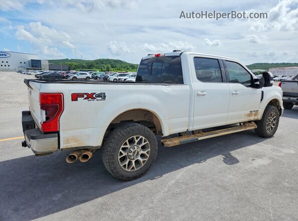 1FT8W2BT0NEE57180 2022 FORD F250 White Задня права чверть