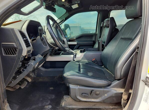 1FT8W2BT0NEE57180 2022 FORD F250 White Вид салону спереду