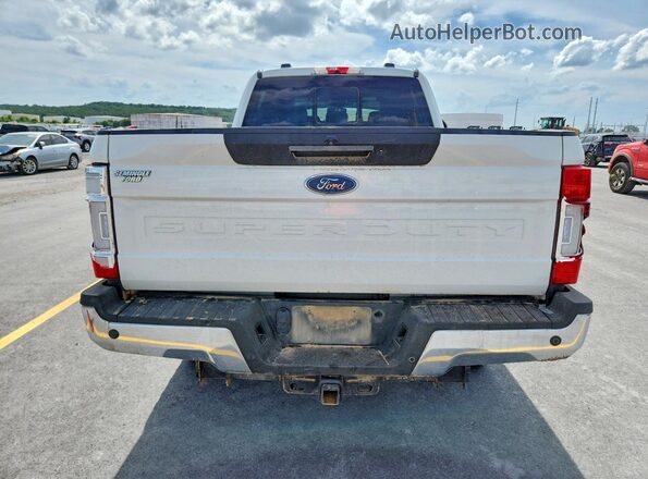 1FT8W2BT0NEE57180 2022 FORD F250 White Вид ззаду