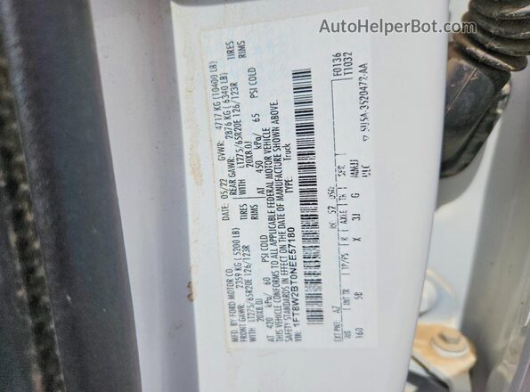 1FT8W2BT0NEE57180 2022 FORD F250 White Вид підкапотного простору