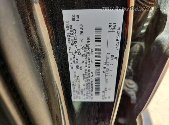 1FT8W2BT0PEC15248 2023 FORD F250 Black Вид підкапотного простору