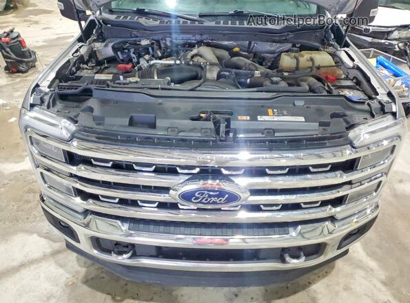 1FT8W2BT0PEC22121 2023 FORD F250 Silver Вид задньої частини салону