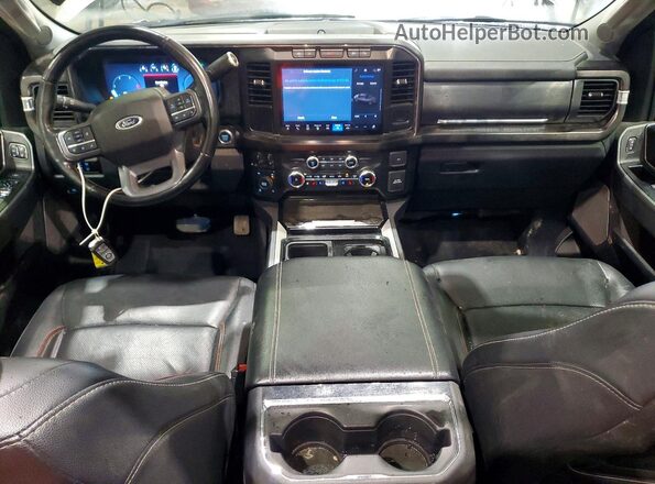 1FT8W2BT0PEC22121 2023 FORD F250 Silver Вид панелі приладів