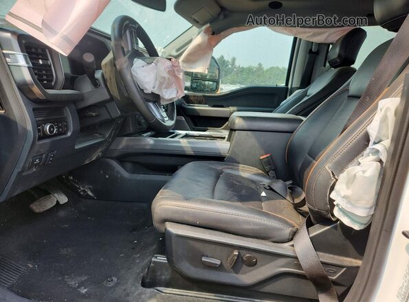 1FT8W2BT0SED36466 2025 FORD F250 White Widok wnętrza z przodu