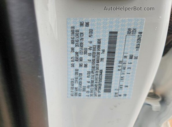 1FT8W2BT0SED36466 2025 FORD F250 White Widok komory silnika
