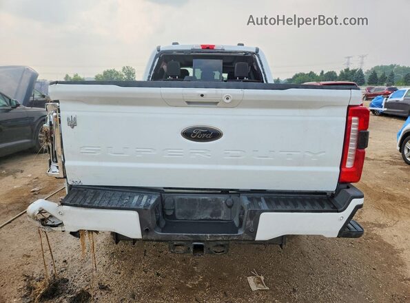 1FT8W2BT0SED36466 2025 FORD F250 White Widok z tyłu
