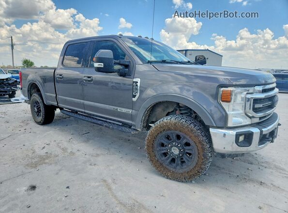 1FT8W2BT1MEC20504 2021 FORD F250 Gray Delantero derecho