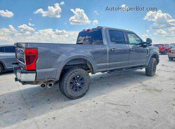 1FT8W2BT1MEC20504 2021 FORD F250 Gray Trasero derecho