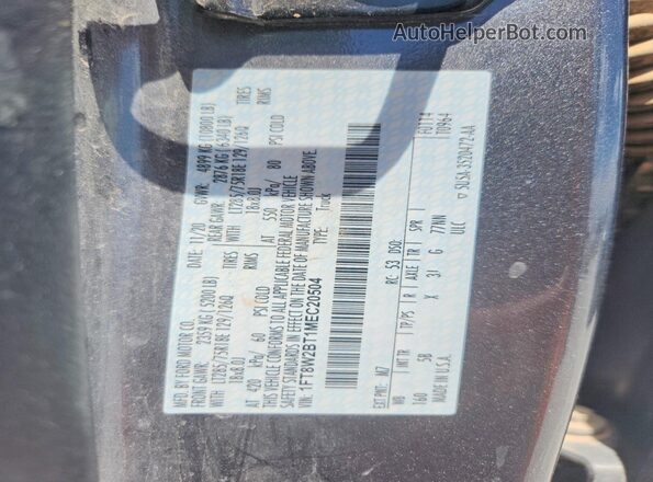 1FT8W2BT1MEC20504 2021 FORD F250 Gray Vista del compartimento del motor