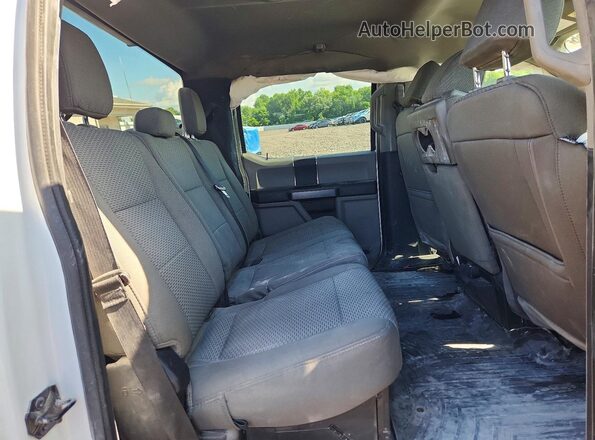 1FT8W2BT1NEE41540 2022 FORD F250 White Vista de los asientos traseros