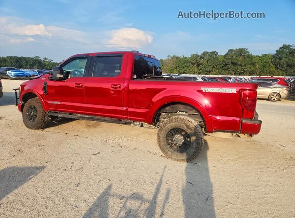 1FT8W2BT2MEC88875 2021 FORD F250 Red Задня ліва чверть