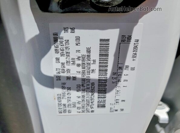 1FT8W2BT2NEE82369 2022 FORD F250 White Vista del compartimento del motor