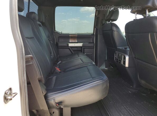 1FT8W2BT2NEE82369 2022 FORD F250 White Vista de los asientos traseros