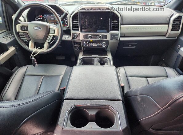 1FT8W2BT2NEG22517 2022 FORD F250 Black Dashboard view