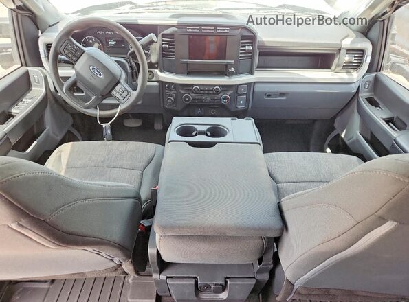1FT8W2BT2PED87443 2023 FORD F250 Silver Вид панелі приладів