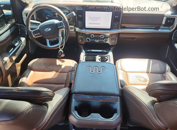 1FT8W2BT2RED53750 2024 FORD F250 White Dashboard view