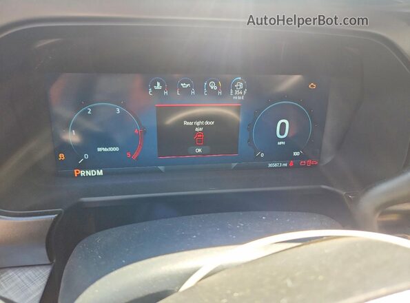 1FT8W2BT2RED53750 2024 FORD F250 White Instrument cluster view