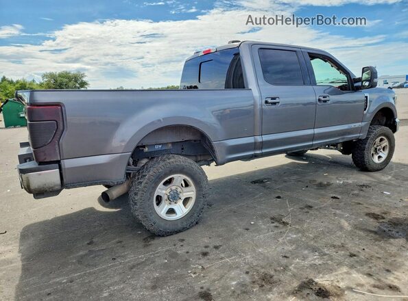 1FT8W2BT3NED38006 2022 FORD F250 Gray Trasero derecho