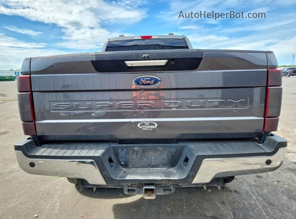 1FT8W2BT3NED38006 2022 FORD F250 Gray Vista trasera