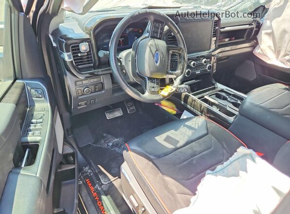 1FT8W2BT3PED51230 2023 FORD F250 Black Вид панелі приладів