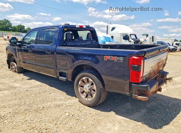 1FT8W2BT3RED27710 2024 FORD F250 Blue Trasero izquierdo