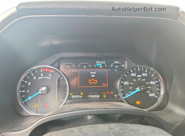 1FT8W2BT5LEC69025 2020 FORD F250 Black Instrument cluster view