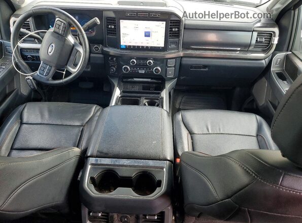 1FT8W2BT6PEC19806 2023 FORD F250 White Вид панелі приладів