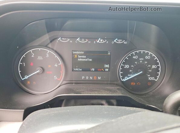 1FT8W2BT7PEC67542 2023 FORD F-250 Белый Вид щитка приборов