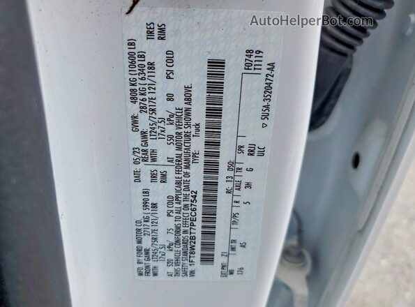 1FT8W2BT7PEC67542 2023 FORD F-250 Белый Вид подкапотного пространства