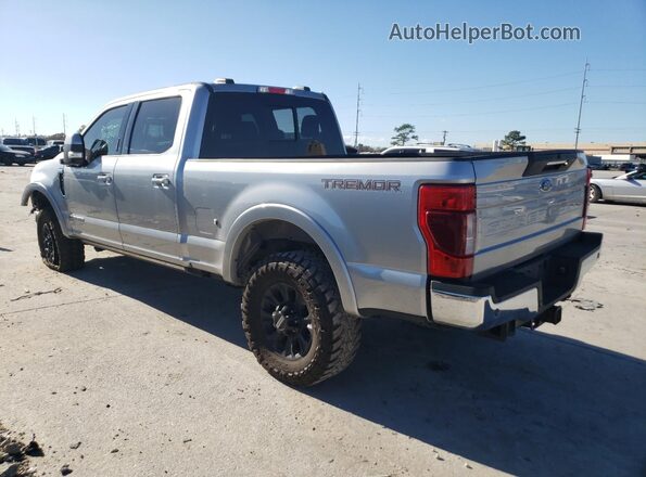 1FT8W2BT9MED66584 2021 FORD F250 Серебряный Задняя левая четверть