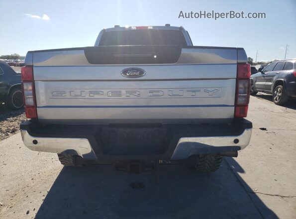 1FT8W2BT9MED66584 2021 FORD F250 Серебряный Вид сзади