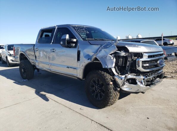 1FT8W2BT9MED66584 2021 FORD F250 Серебряный Передняя правая четверть