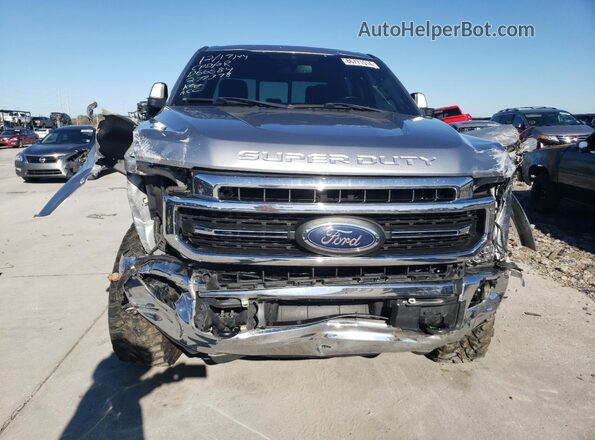 1FT8W2BT9MED66584 2021 FORD F250 Серебряный Вид спереди