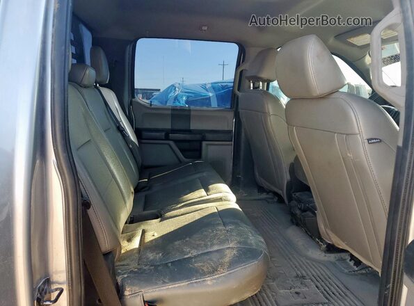 1FT8W2BT9NEE50163 2022 FORD F250 Silver Rear seats view