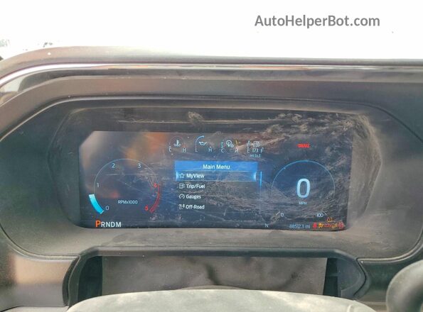 1FT8W2BTXRED14856 2024 FORD F250 Gray Instrument cluster view