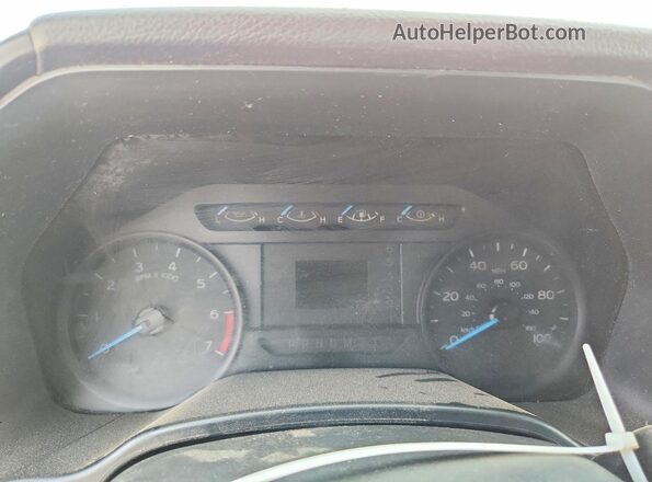 1FT8W3B6XHEF24940 2017 FORD F350 Белый Вид щитка приборов