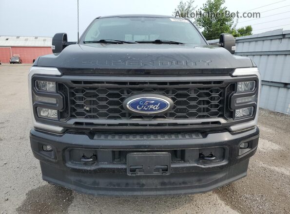 1FT8W3BM1PED24686 2023 FORD F350 Black VIN sticker view