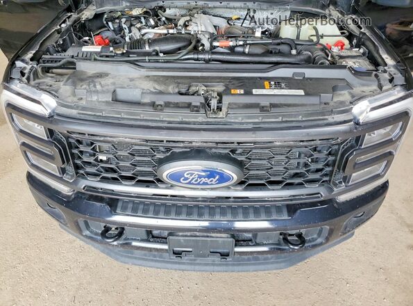1FT8W3BM1PED24686 2023 FORD F350 Black Rear interior view