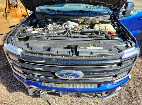 1FT8W3BM4TEE04641 2026 FORD F350 Blue Vista interior trasera